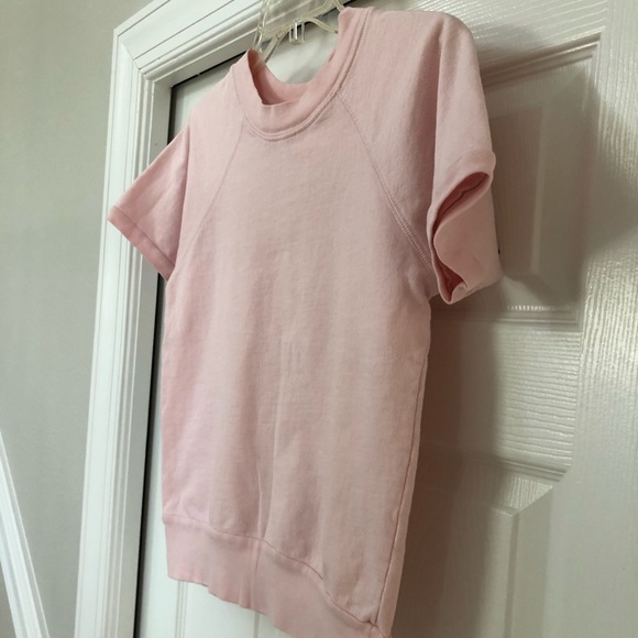 C&C California Pink Short Sleeve Pink Sweatshirt - Picture 8 of 16